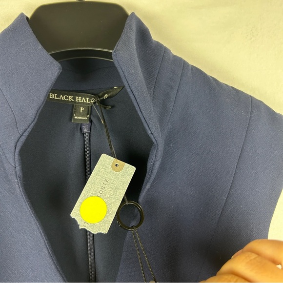 Anthropologie Black Halo Brittania Petite Sheath Dress NWT size 0P corpcore - Picture 6 of 12